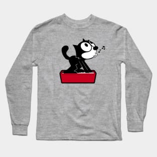 FELIX THE CAT LITTER (For light tees) Long Sleeve T-Shirt